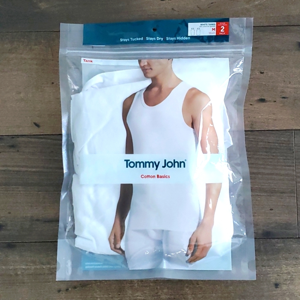 Tommy John Cotton Basics White Tanks